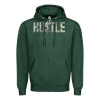 Sports Green Hustle 100 Dollar Bill Christmas Gift entrepreneur Zipper Hoodie - trangStudio