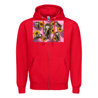 Red Baby elephant sunflowers kid's bottle Zipper Hoodie - Artiststas