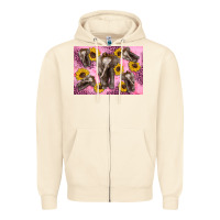 Sandshell Baby elephant sunflowers kid's bottle Zipper Hoodie - Artiststas