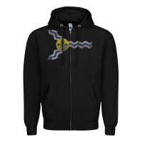 Black St Louis Missouri Flag Vintage Faded Home Family Zipper Hoodie - trangStudio