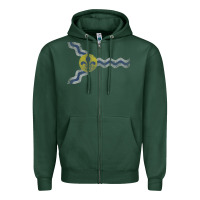 St Louis Missouri Flag Vintage Faded Home Family Zipper Hoodie | Teevron