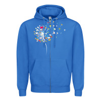 True Royal Womens Funny Dandelion Books Gift For Reading Lover Women Girls V-Neck Zipper Hoodie - trangStudio