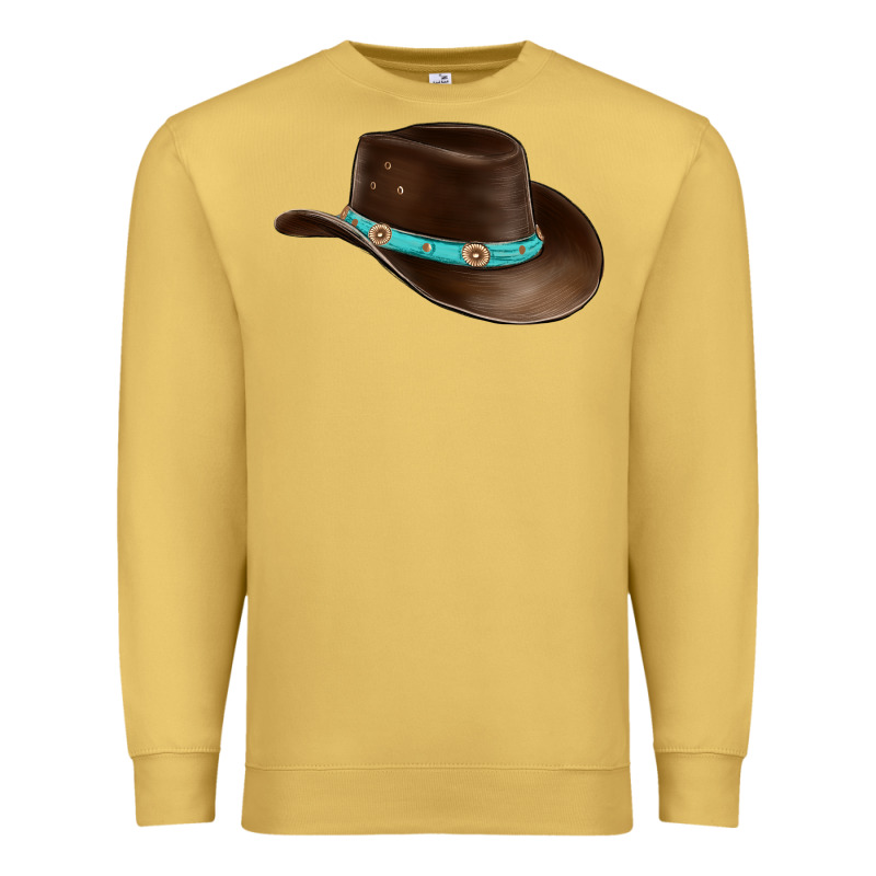 Cowboy Cap Premium Sweatshirt by BarkalooDesign | Teevron