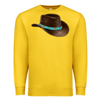 Lemon cowboy cap Premium Sweatshirt - BarkalooDesign
