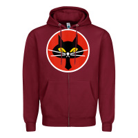Burgundy black cat squadron taiwanese u 2 spy plane emblem gift tank top Zipper Hoodie - trangStudio