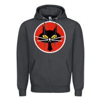 Smoke black cat squadron taiwanese u 2 spy plane emblem gift tank top Zipper Hoodie - trangStudio