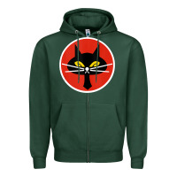 Sports Green black cat squadron taiwanese u 2 spy plane emblem gift tank top Zipper Hoodie - trangStudio