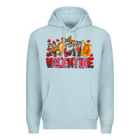 Blue Mist Nacho Valentine Premium Hoodie - CowhideDigitalArt