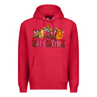 Cardinal Nacho Valentine Premium Hoodie - CowhideDigitalArt
