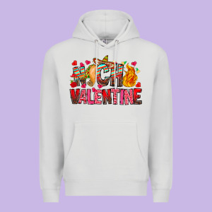 Nacho Valentine Premium Hoodie Designed By Cowhidedigitalart