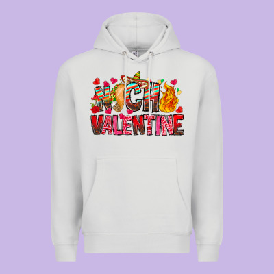 Nacho Valentine Premium Hoodie Designed By Cowhidedigitalart