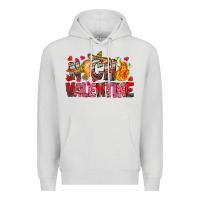 Dove Grey Nacho Valentine Premium Hoodie - CowhideDigitalArt