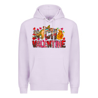 Lilac Nacho Valentine Premium Hoodie - CowhideDigitalArt