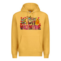 Mustard Nacho Valentine Premium Hoodie - CowhideDigitalArt