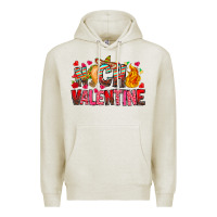 Oatmeal Heather Nacho Valentine Premium Hoodie - CowhideDigitalArt