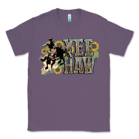 Lavender Yee haw Cowboy western Classic Tee - HowdyJamesFarm