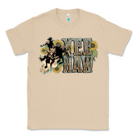 Mushroom Yee haw Cowboy western Classic Tee - HowdyJamesFarm