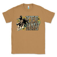 Toasted Coconut Yee haw Cowboy western Classic Tee - HowdyJamesFarm
