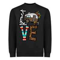 Black love caravan Heavyweight Sweatshirt - CowhideDigitalArt