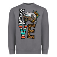 Storm love caravan Heavyweight Sweatshirt - CowhideDigitalArt