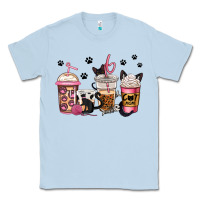 Dusty Blue cat mom coffee Classic Tee - Jasminsmagicworld