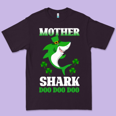 Mother Shark Doo Doo Doo Premium Tee Designed By Bettercallsaul