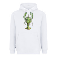 White lobster Heavyweight Hoodie - BarkalooDesign