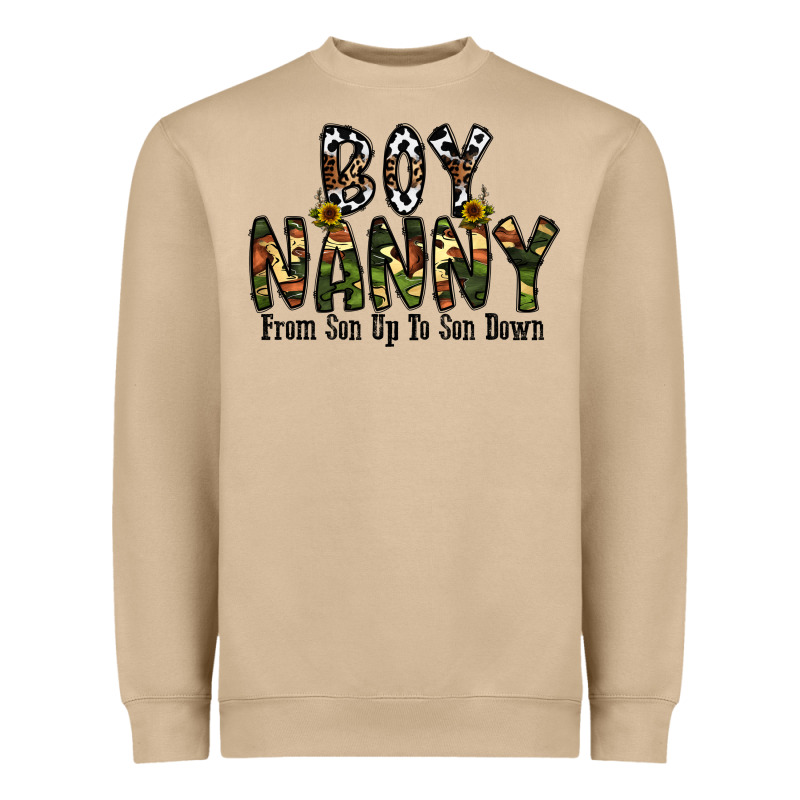 Boy Nanny From Son Up To Son Down Heavyweight Sweatshirt by CowhideDigitalArt | Teevron