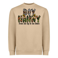 Mushroom boy nanny from son up to son down Heavyweight Sweatshirt - CowhideDigitalArt