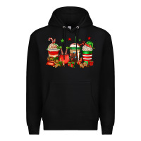 Black Christmas elfs coffee Premium Hoodie - Jasminsmagicworld