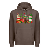 Coffee Christmas elfs coffee Premium Hoodie - Jasminsmagicworld