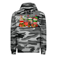Slate Camo Christmas elfs coffee Premium Hoodie - Jasminsmagicworld