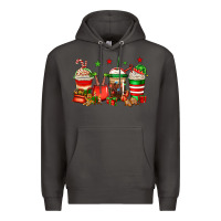 Smoke Christmas elfs coffee Premium Hoodie - Jasminsmagicworld