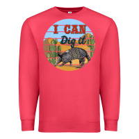Cardinal i can dig it armadillo Premium Sweatshirt - BarkalooDesign