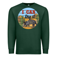 Sports Green i can dig it armadillo Premium Sweatshirt - BarkalooDesign