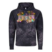 Cloud Black He is risen Easter  Easter Day Vintage Hoodie - CowGirlArtShop