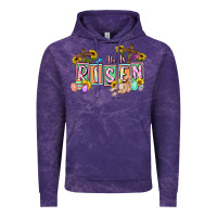 Cloud Purple He is risen Easter  Easter Day Vintage Hoodie - CowGirlArtShop