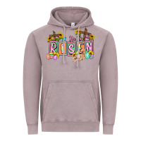 Vintage Zinc He is risen Easter  Easter Day Vintage Hoodie - CowGirlArtShop