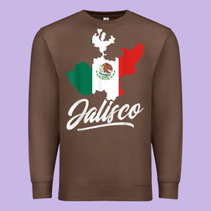 Mexico Jalisco Mexican Flag Gift Premium Sweatshirt Designed By Trangstudio