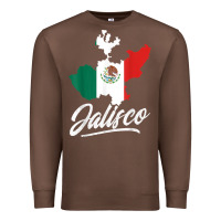 Chestnut Mexico Jalisco Mexican Flag Gift Premium Sweatshirt - trangStudio