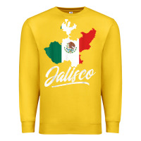 Lemon Mexico Jalisco Mexican Flag Gift Premium Sweatshirt - trangStudio