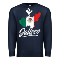Navy Mexico Jalisco Mexican Flag Gift Premium Sweatshirt - trangStudio