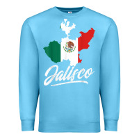 Ocean Blue Mexico Jalisco Mexican Flag Gift Premium Sweatshirt - trangStudio