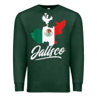 Sports Green Mexico Jalisco Mexican Flag Gift Premium Sweatshirt - trangStudio