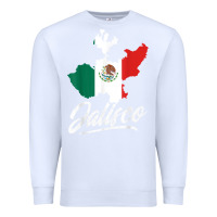 White Mexico Jalisco Mexican Flag Gift Premium Sweatshirt - trangStudio
