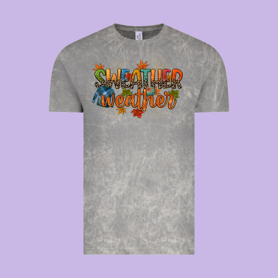 Sweather Weather Vintage Tee Designed By Cowgirlartshop