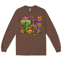Chestnut texas mardi gras olivia Long Sleeve Tee - OliviaCreatesArt
