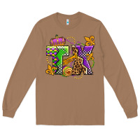 Toasted Coconut texas mardi gras olivia Long Sleeve Tee - OliviaCreatesArt