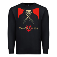 Black V For Vendetta Freedom Forever Premium Sweatshirt - trangStudio