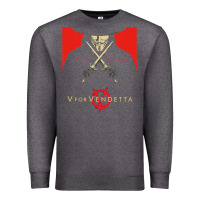 Charcoal Heather V For Vendetta Freedom Forever Premium Sweatshirt - trangStudio